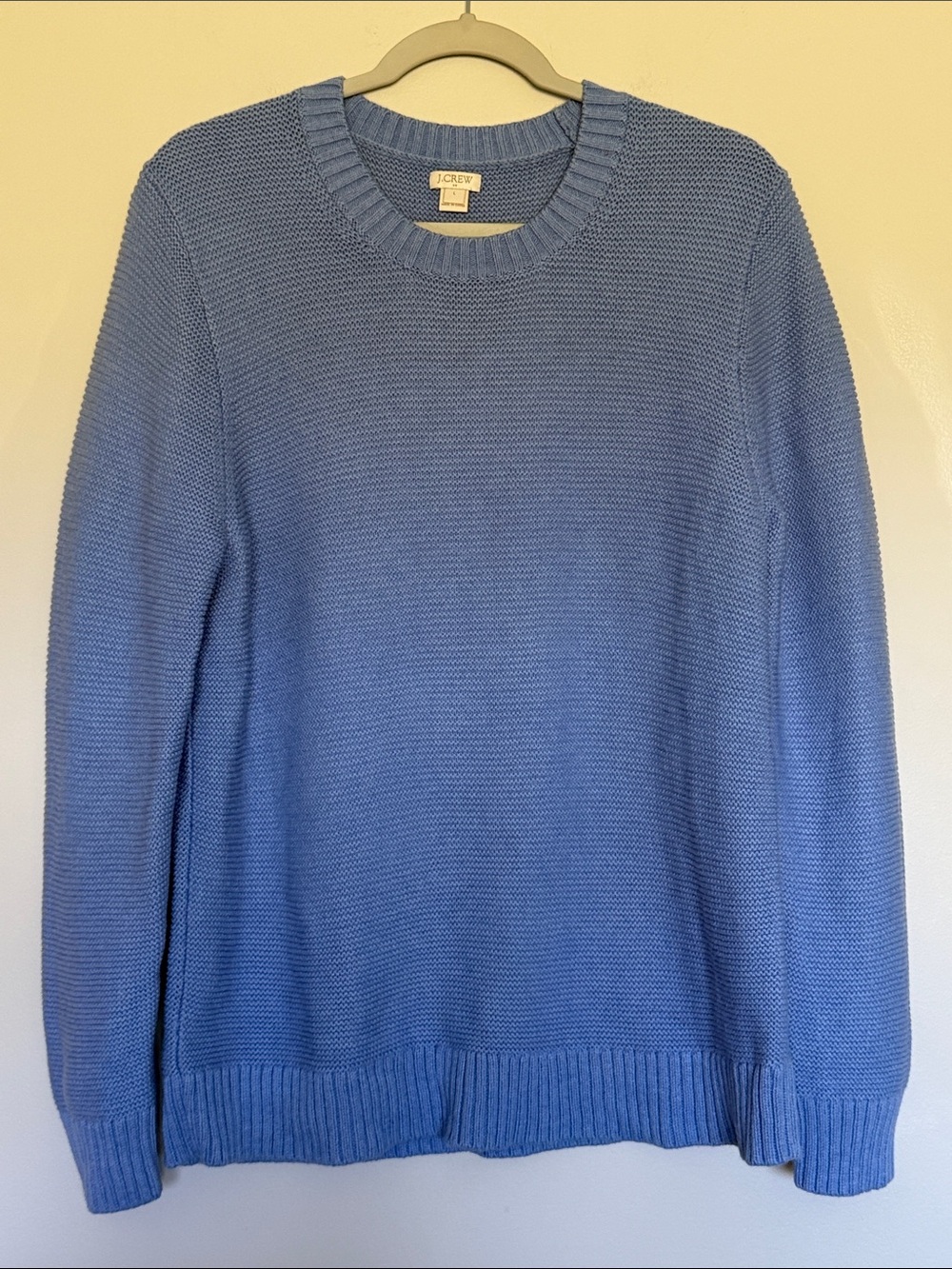 J. Crew Light Blue Crewneck Sweater